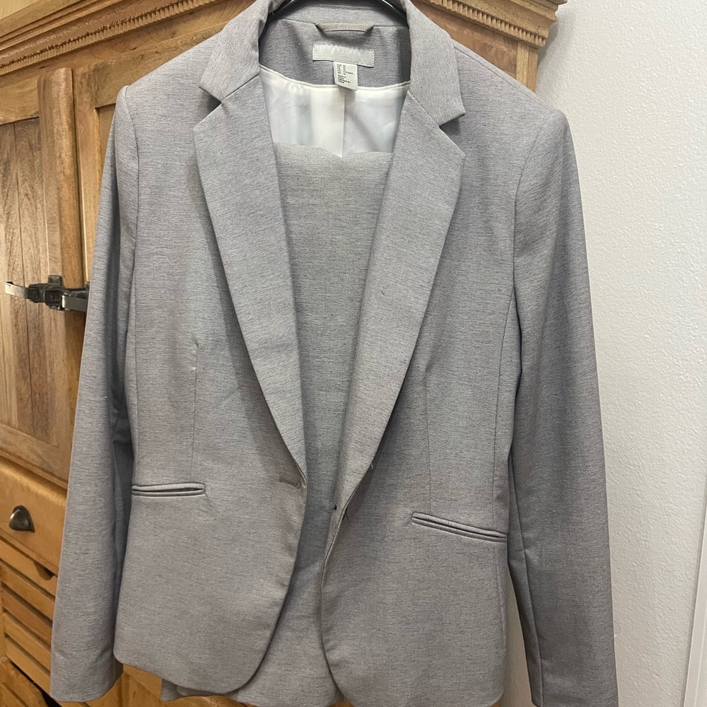 H&M grey suit